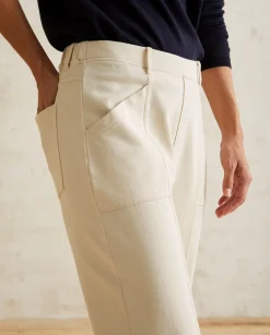 YERSE Trousers And Jeans^Cotton Trousers Ecru