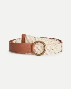 YERSE Belts^Cotton-Linen Belt Natural
