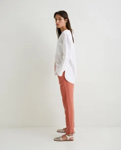 YERSE Shirts And Blouses^Cotton-Linen Shirt White