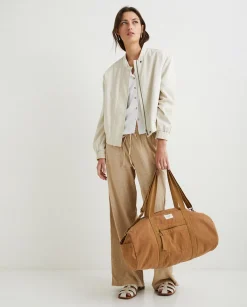 YERSE Trousers And Jeans^Cotton-Linen Trousers Beige