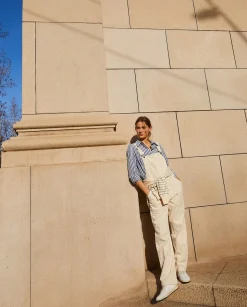 YERSE Dresses And Jumpsuits^Denim Overalls Ecru