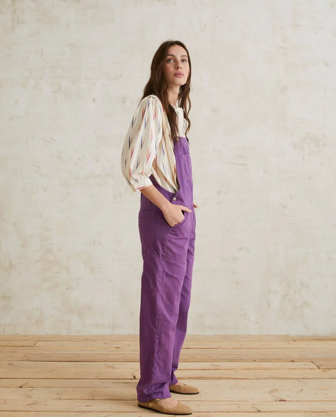YERSE Dresses And Jumpsuits^Denim Overalls Purple