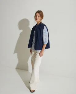 YERSE T- Shirts And Tops^Denim Vest Navy