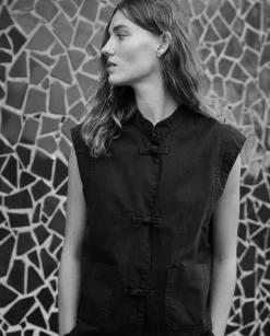 YERSE T- Shirts And Tops^Denim Vest Navy