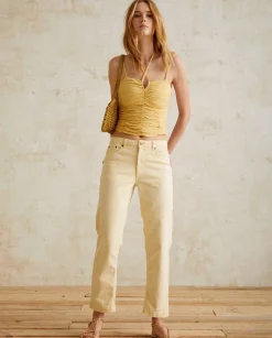 YERSE T- Shirts And Tops^Draped Camisole Top Yellow