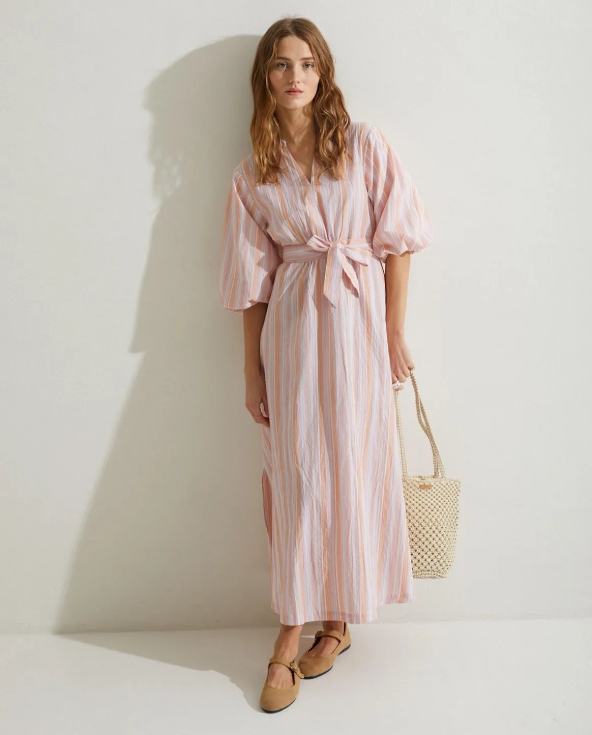 YERSE Dresses And Jumpsuits^Dress Puffed Sleeves Pink
