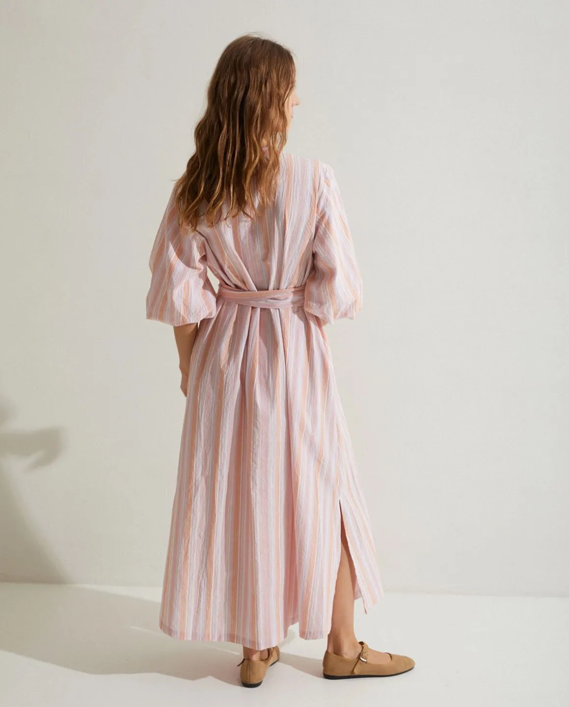 YERSE Dresses And Jumpsuits^Dress Puffed Sleeves Pink