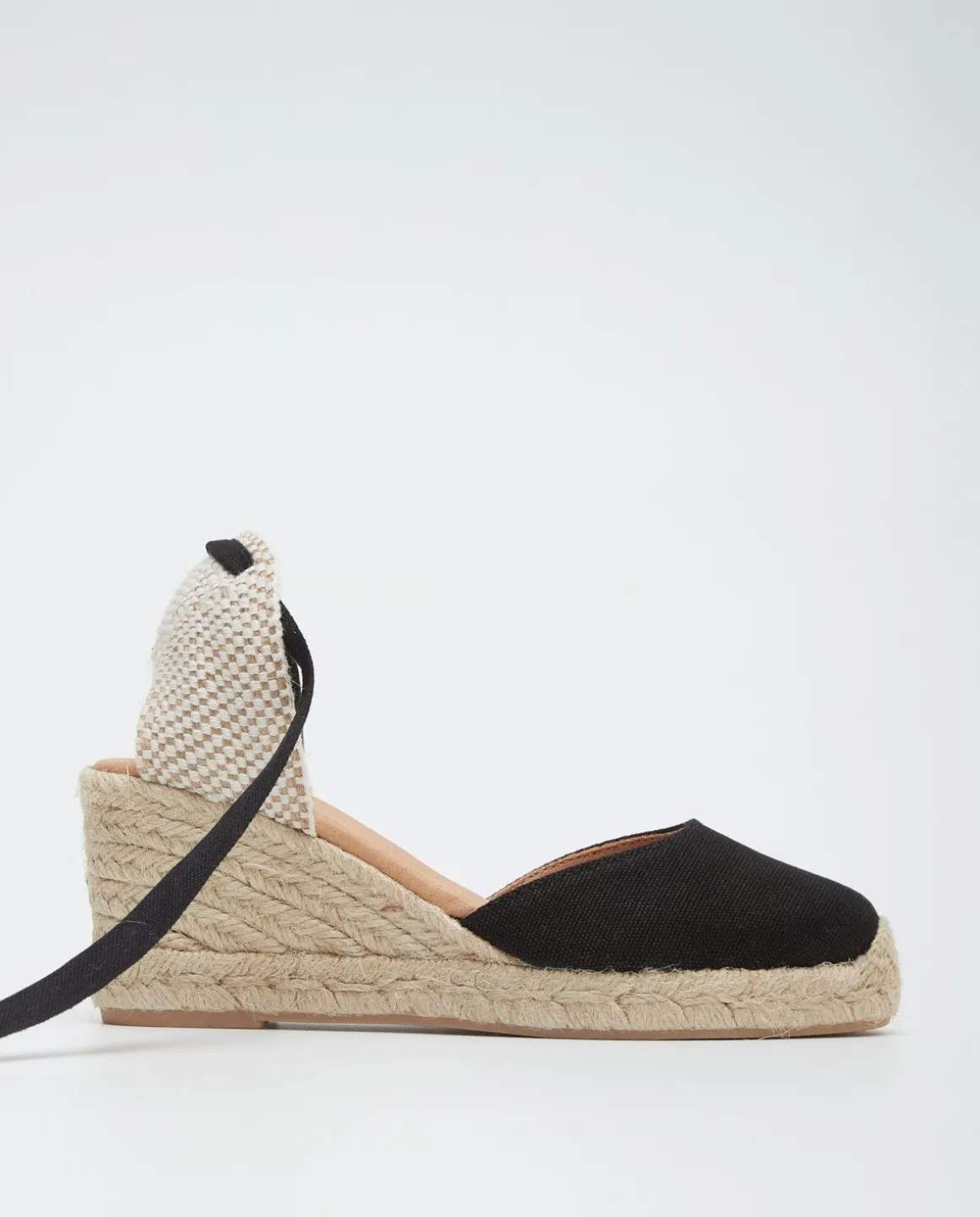 YERSE Shoes^Esparto Wedge Negro