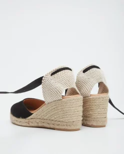YERSE Shoes^Esparto Wedge Negro