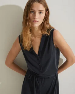 YERSE Dresses And Jumpsuits^Flowy Belted Jumpsuit Grey