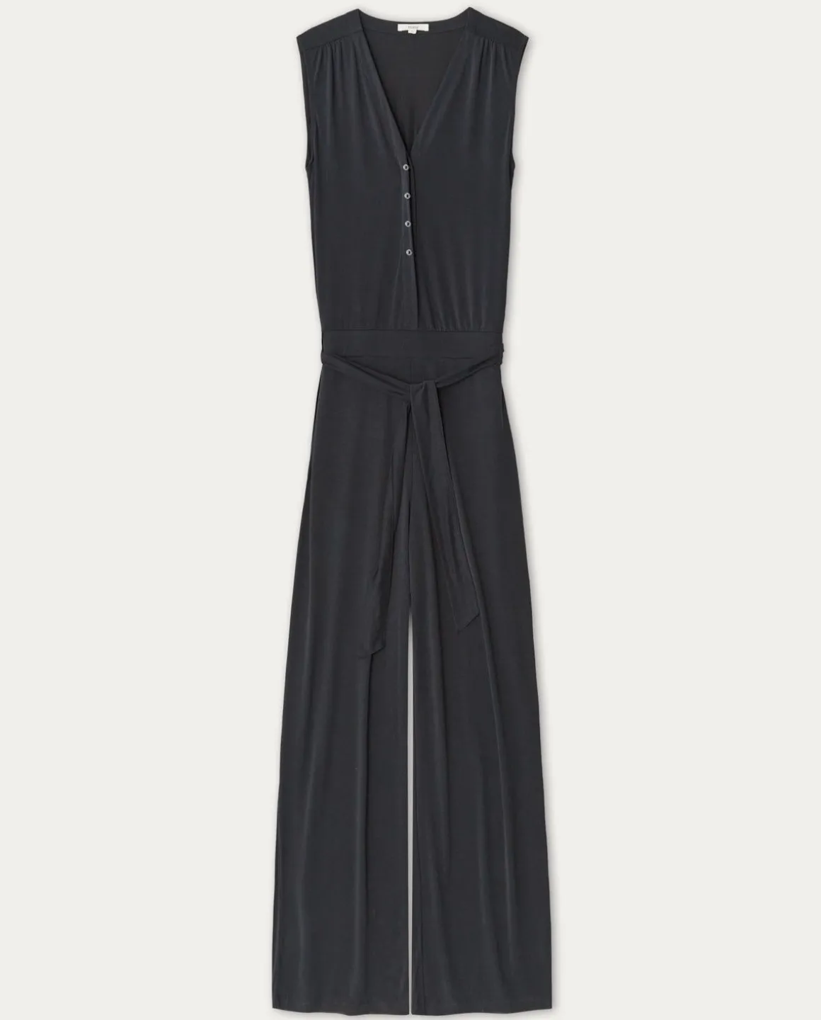 YERSE Dresses And Jumpsuits^Flowy Belted Jumpsuit Grey