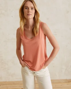 YERSE T- Shirts And Tops^Flowy Camisole Top Salmon