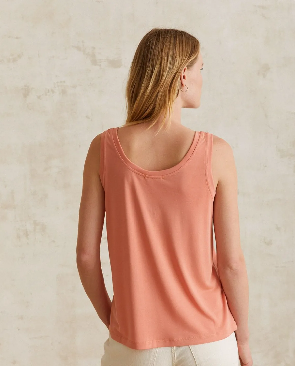 YERSE T- Shirts And Tops^Flowy Camisole Top Salmon