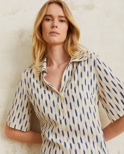 YERSE Dresses And Jumpsuits^Flowy Shirt Dress Ecru