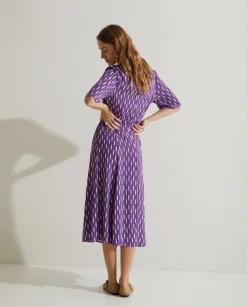 YERSE Dresses And Jumpsuits^Flowy Shirt Dress Purple