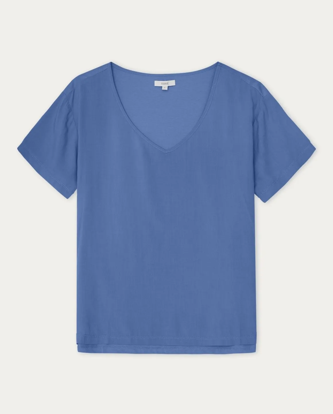 YERSE T- Shirts And Tops^Flowy Short-Sleeve T-Shirt Blue