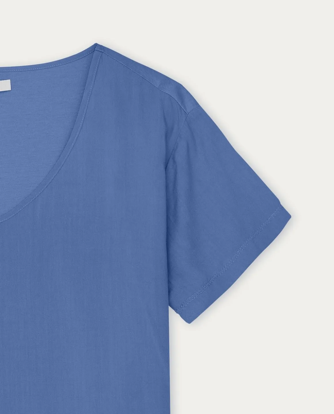 YERSE T- Shirts And Tops^Flowy Short-Sleeve T-Shirt Blue