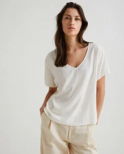 YERSE T- Shirts And Tops^Flowy Short-Sleeve T-Shirt Natural