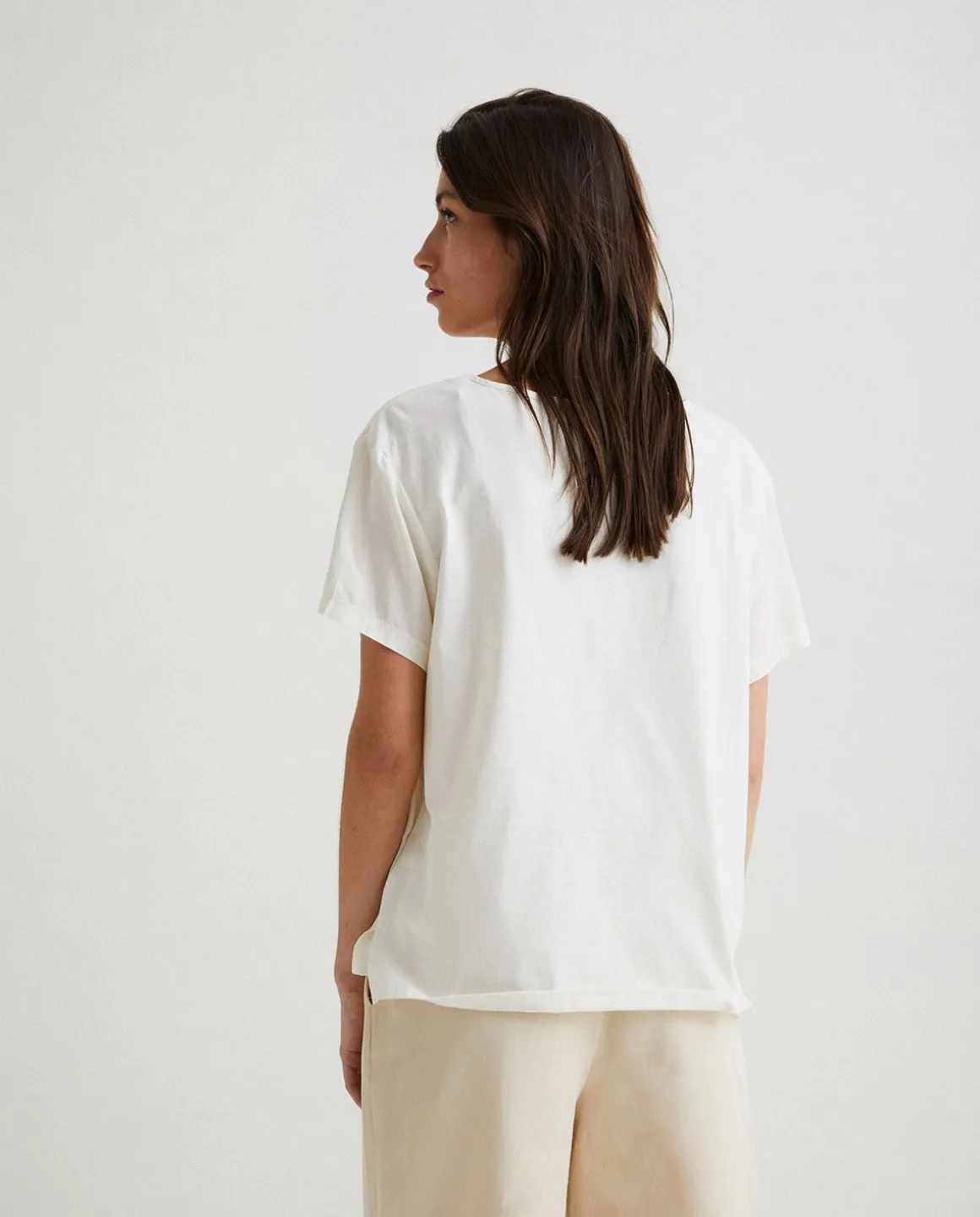 YERSE T- Shirts And Tops^Flowy Short-Sleeve T-Shirt Natural