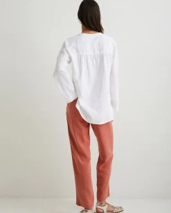 YERSE Trousers And Jeans^Flowy Tencel Trousers Orange