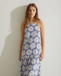 YERSE Dresses And Jumpsuits^Flowy Tie-Dye Dress Blue