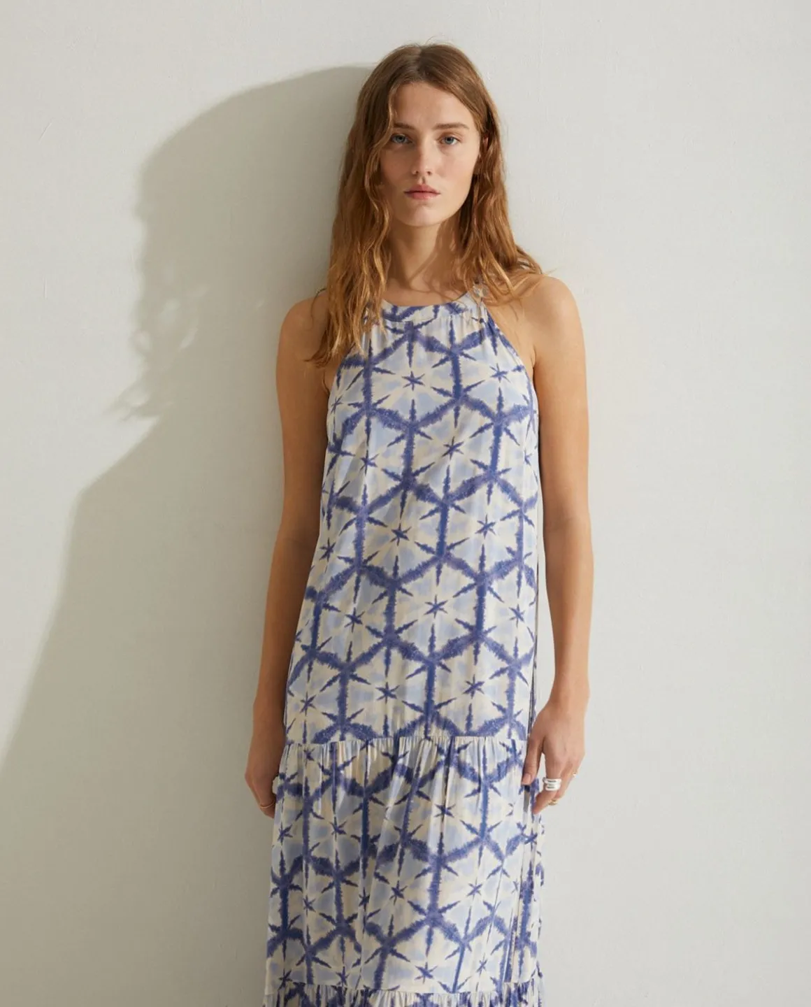 YERSE Dresses And Jumpsuits^Flowy Tie-Dye Dress Blue