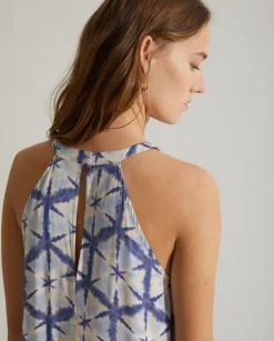 YERSE Dresses And Jumpsuits^Flowy Tie-Dye Dress Blue
