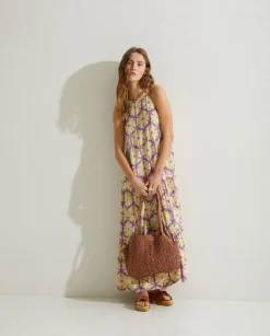 YERSE Dresses And Jumpsuits^Flowy Tie-Dye Dress Yellow