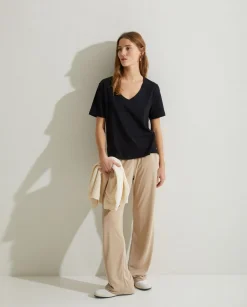YERSE Trousers And Jeans^Flowy Trousers Beige