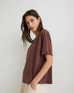 YERSE T- Shirts And Tops^Flowy T-Shirt Chocolate