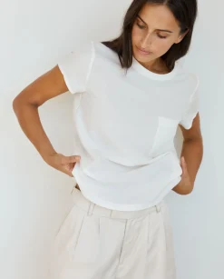 YERSE T- Shirts And Tops^Flowy T-Shirt Pocket Natural