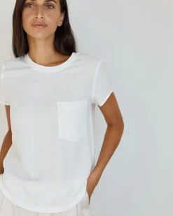 YERSE T- Shirts And Tops^Flowy T-Shirt Pocket Natural