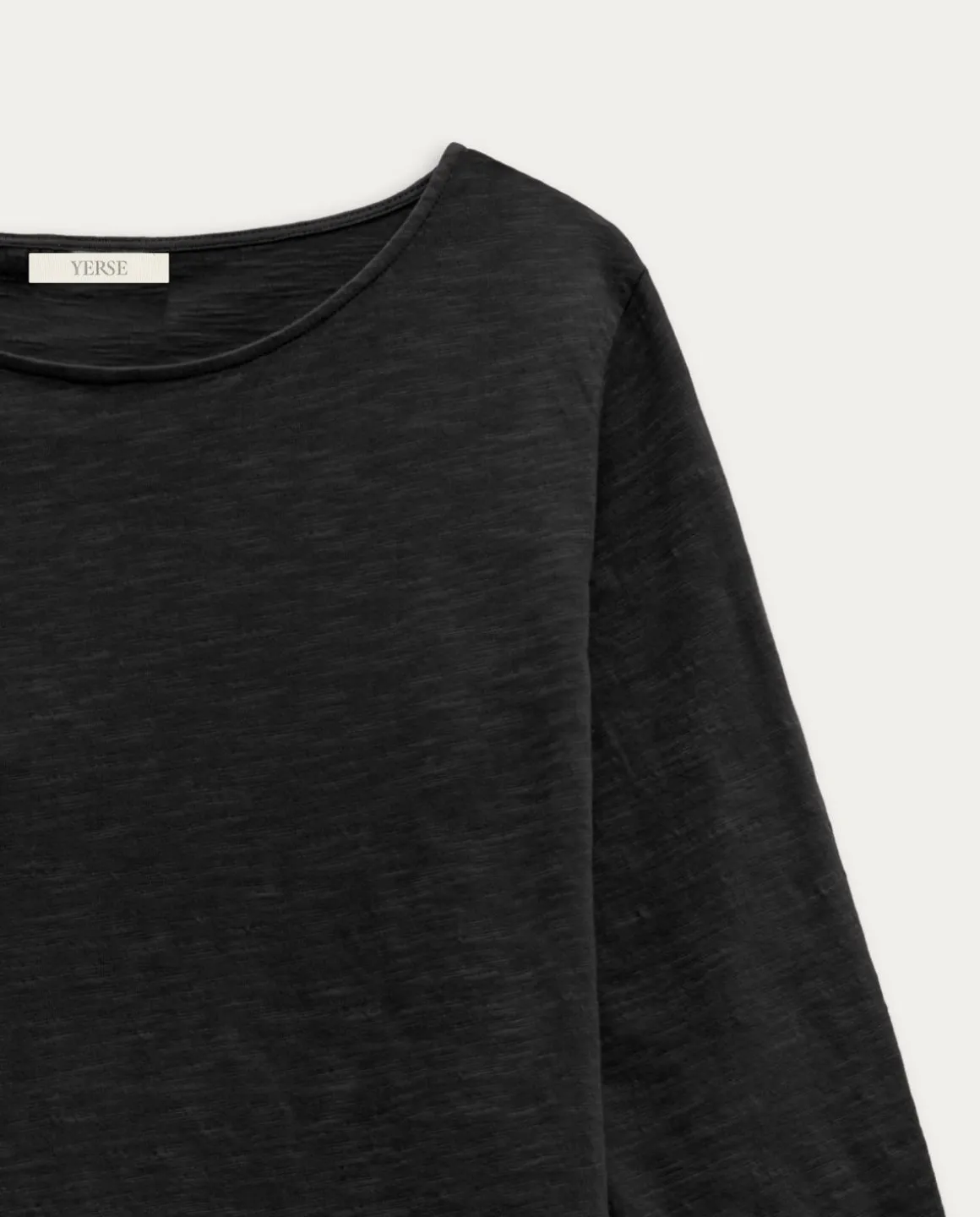 YERSE T- Shirts And Tops^French Sleeve T-Shirt Black