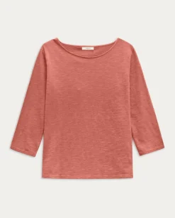 YERSE T- Shirts And Tops^French Sleeve T-Shirt Terracota