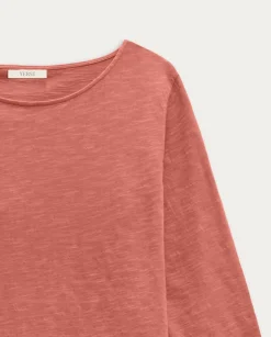 YERSE T- Shirts And Tops^French Sleeve T-Shirt Terracota