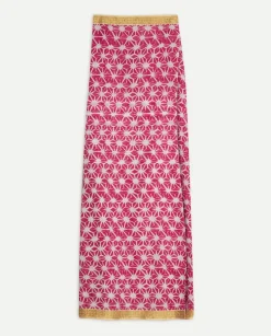 YERSE Beachwear^Fuchsia Printed Pareo