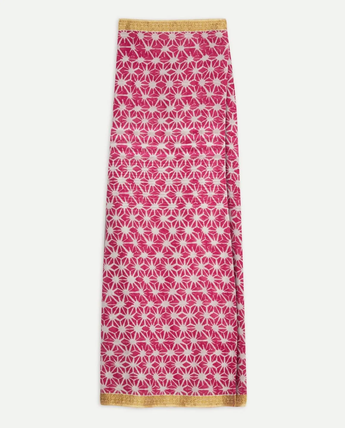 YERSE Beachwear^Fuchsia Printed Pareo