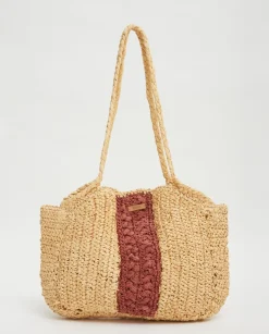 YERSE Bags^Handmade Raffia Bag Natural