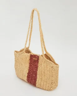 YERSE Bags^Handmade Raffia Bag Natural