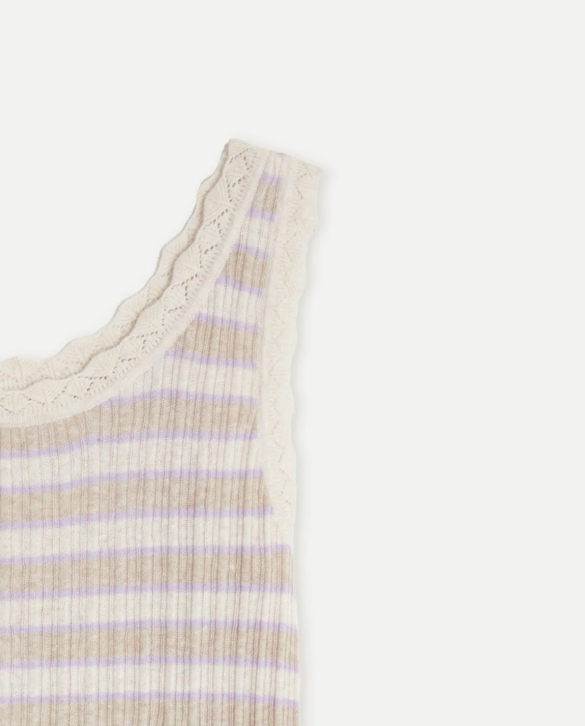 YERSE T- Shirts And Tops^Knit Top Embroidery Purple
