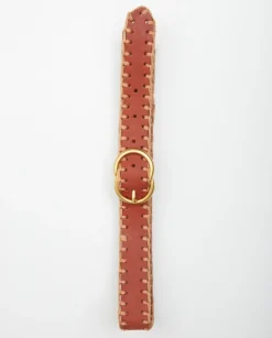 YERSE Belts^Leather Belt Seams Camel