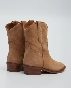 YERSE Shoes^Leather Cowboy Boots Beige