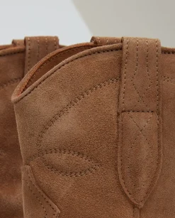 YERSE Shoes^Leather Cowboy Boots Beige