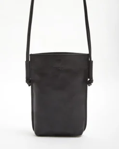 YERSE Bags^Leather Mobile Pouch Black