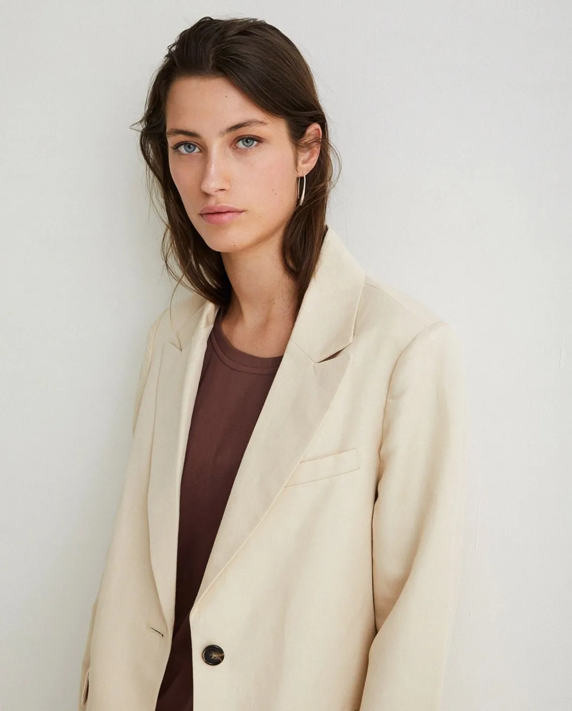 YERSE Jackets And Blazers^Linen Suit Coat Natural