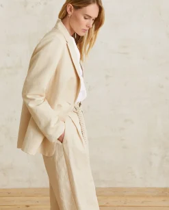 YERSE Jackets And Blazers^Linen Suit Coat Natural