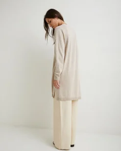YERSE Sweaters & Cardigans^Long Cardigan Buttons Beige