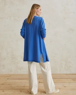 YERSE Sweaters & Cardigans^Long Cardigan Buttons Blue