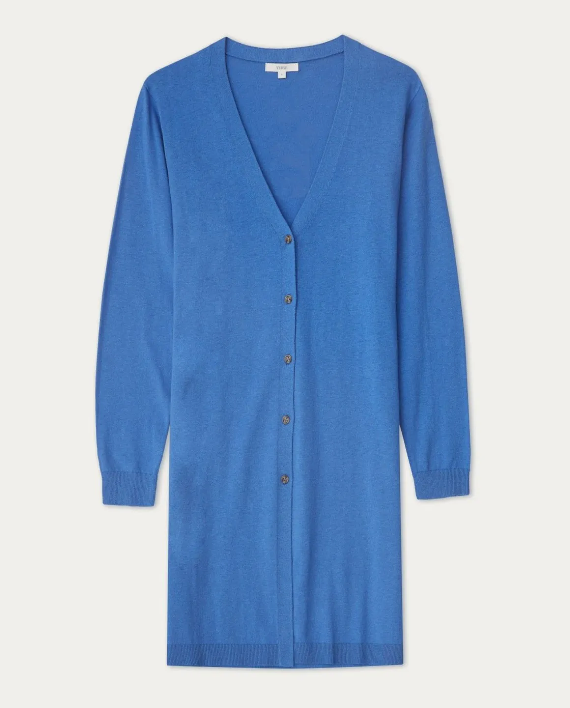 YERSE Sweaters & Cardigans^Long Cardigan Buttons Blue