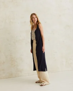 YERSE Dresses And Jumpsuits^Long Cardigan Buttons Navy